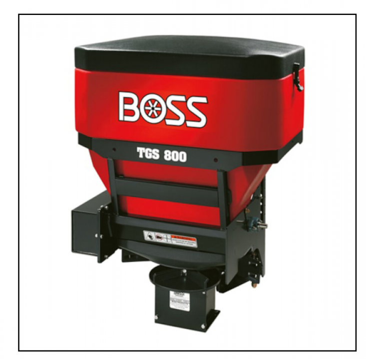 New 2026 BOSS 8 cu ft (TGS0800) Salt Spreader