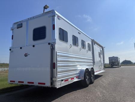 Used 2021 Kiefer Manufacturing 4H 9'LQ Horse Trailer
