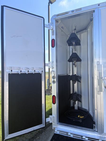 Used 2021 Kiefer Manufacturing 4H 9'LQ Horse Trailer