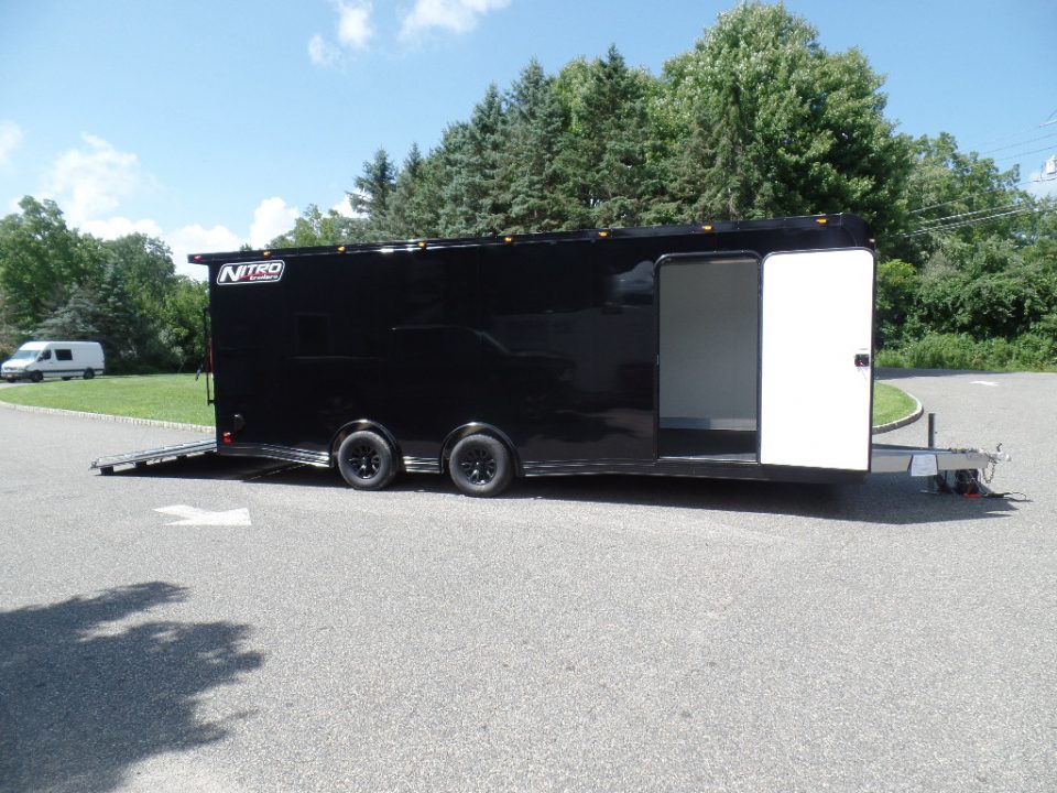 New 2027 Nitro Cast Corner Style 8.5X24 enclosed with o Car / Racing Trailer