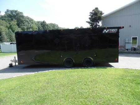 New 2027 Nitro Cast Corner Style 8.5X24 enclosed with o Car / Racing Trailer