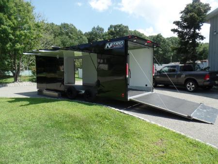 New 2027 Nitro Cast Corner Style 8.5X24 enclosed with o Car / Racing Trailer