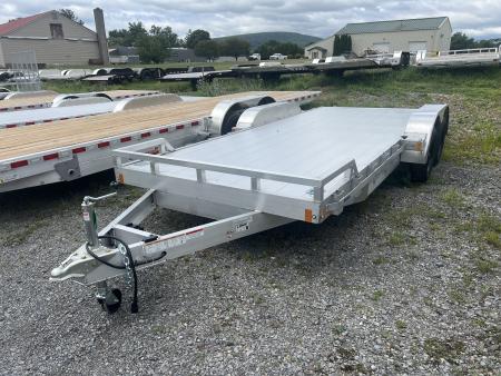 New 2027 Mission 7x18 7K Aluminum Deck Car Hauler