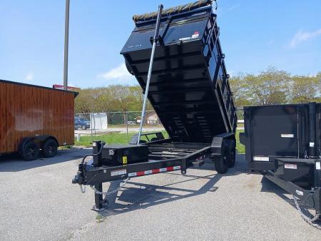 New 2027 Panther Cargo 7X16TA 16k 3FT SIDES TELE DUMP TRAILER