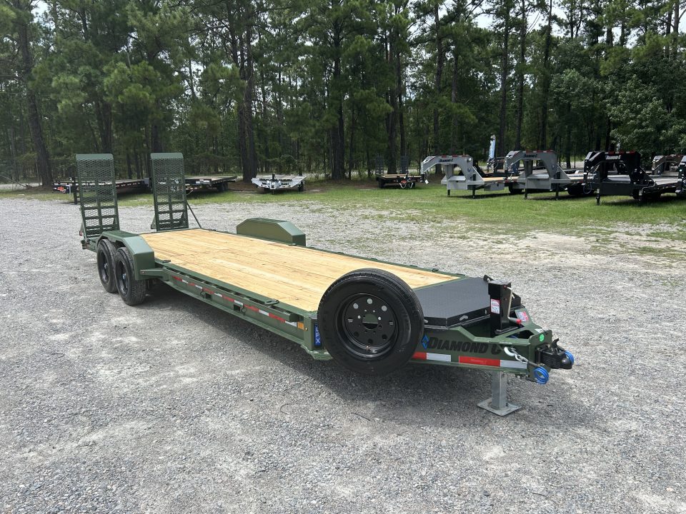 New 2027 Diamond C LPX208 Equipment Trailer, 80"X24' 8K Axles, #12,930 lbs Payload
