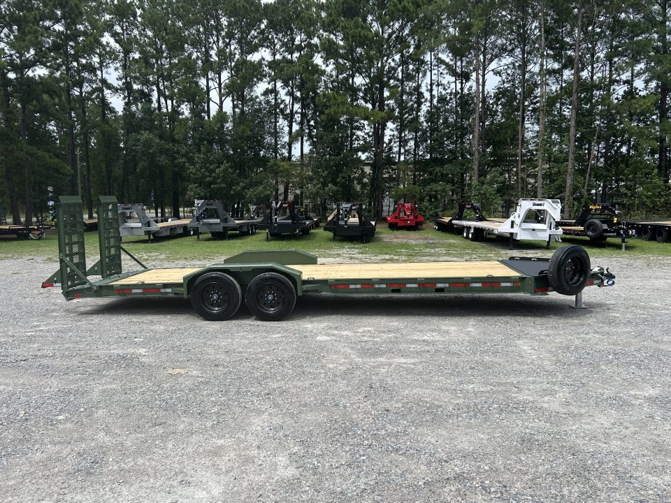 New 2027 Diamond C LPX208 Equipment Trailer, 80"X24' 8K Axles, #12,930 lbs Payload