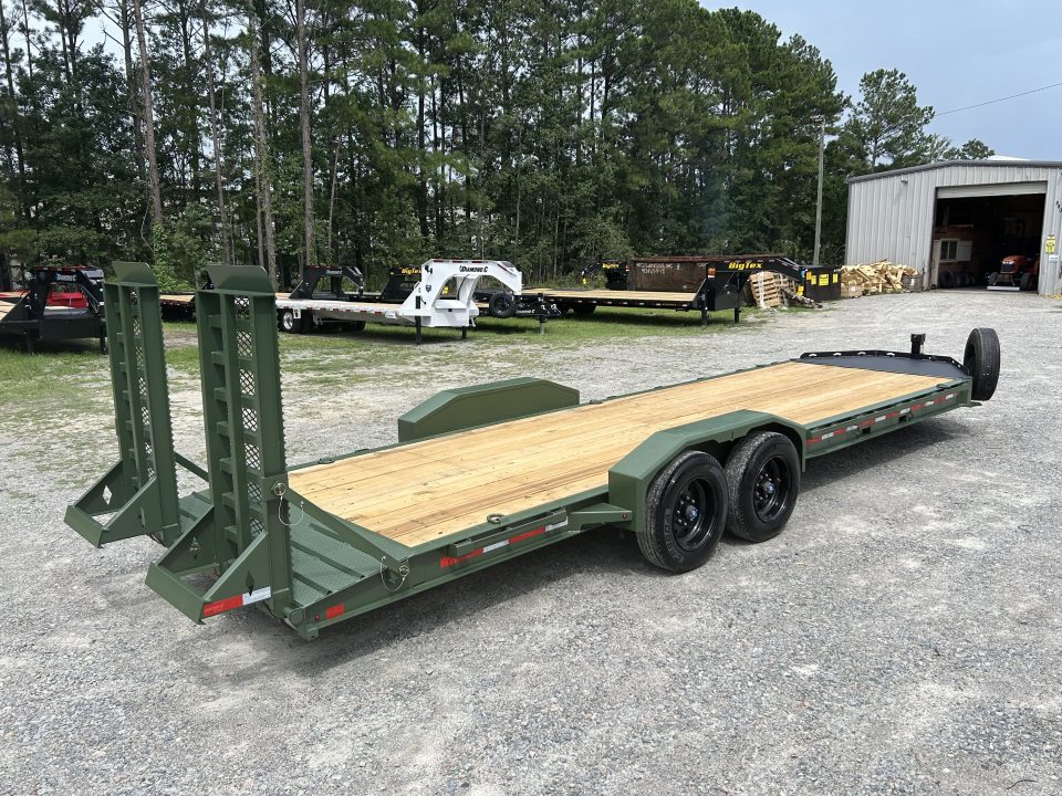 New 2027 Diamond C LPX208 Equipment Trailer, 80"X24' 8K Axles, #12,930 lbs Payload