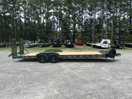 New 2027 Diamond C LPX208 Equipment Trailer, 80"X24' 8K Axles, #12,930 lbs Payload