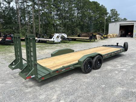 New 2027 Diamond C LPX208 Equipment Trailer, 80"X24' 8K Axles, #12,930 lbs Payload