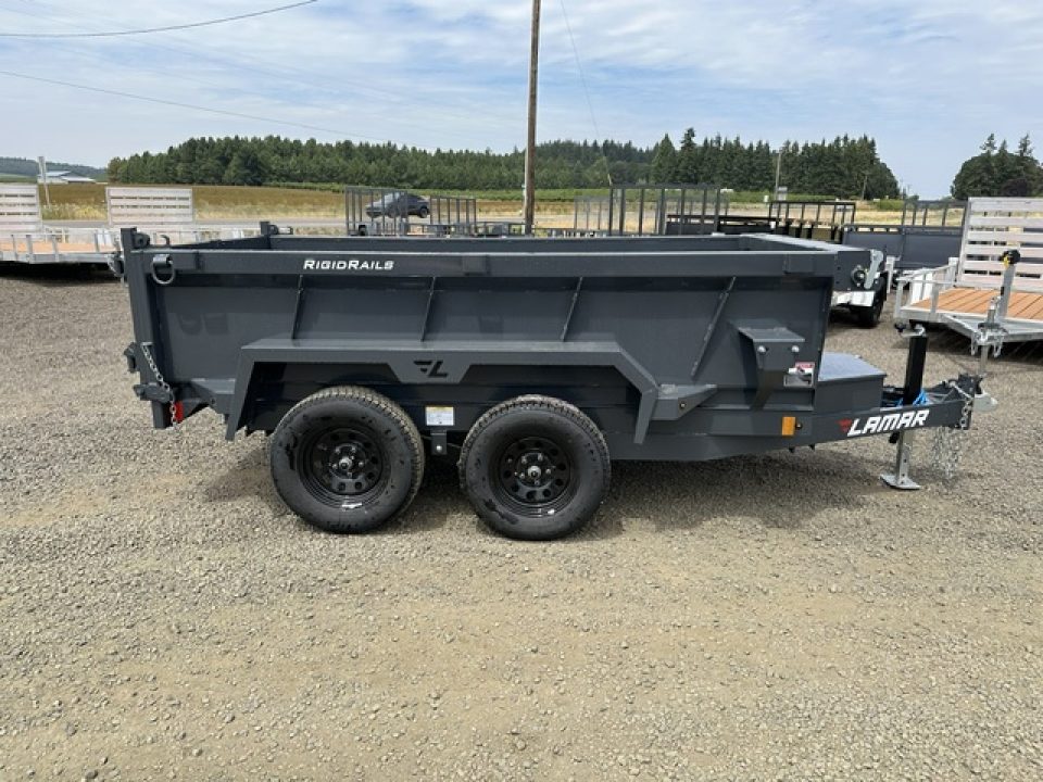 New 2027 LAMAR TRAILERS 60" x 10' DS23 Tandem Axle 7K Dump Trailer 24" SIDES