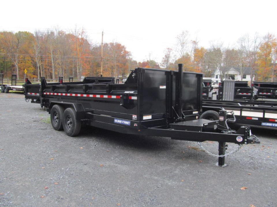 New Sure-Trac 7 X 14 14K Telescopic Dump Trailer
