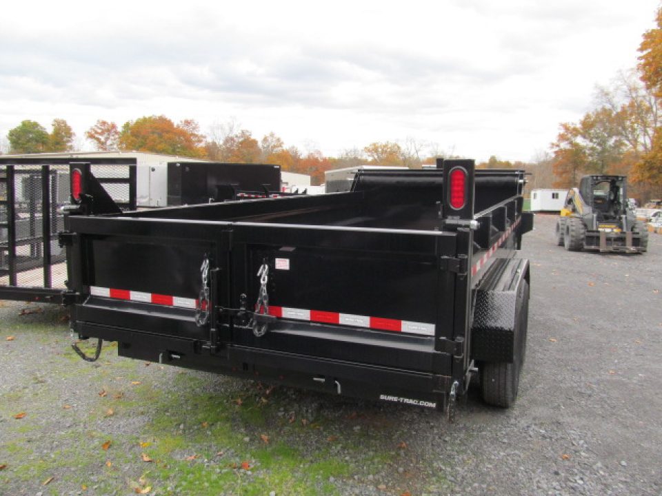 New Sure-Trac 7 X 14 14K Telescopic Dump Trailer