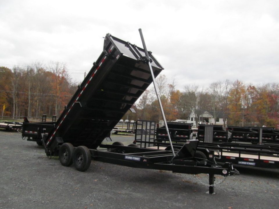 New Sure-Trac 7 X 14 14K Telescopic Dump Trailer