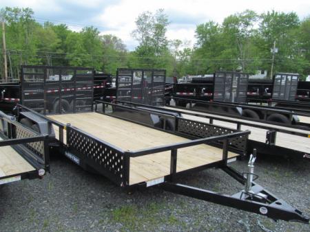 New Sure-Trac 7 X 16 Tube Top ATV Utility Trailer