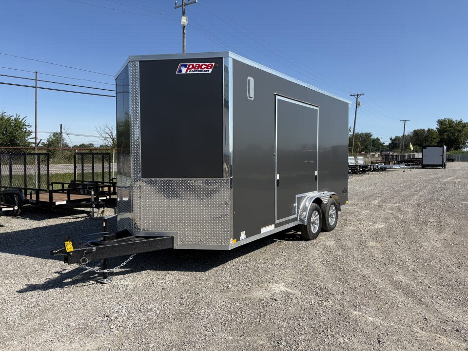 New 2027 Pace American 7.5x16 7K Journey UTV Cargo / Enclosed Trailer