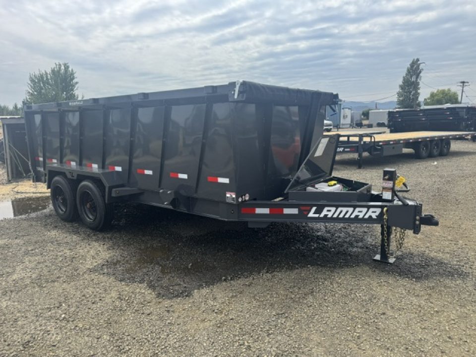 New 2027 LAMAR TRAILERS 83x16/ 16K DL28 Dump Trailer 48" SIDES