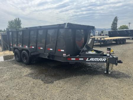New 2027 LAMAR TRAILERS 83x16/ 16K DL28 Dump Trailer 48  SIDES