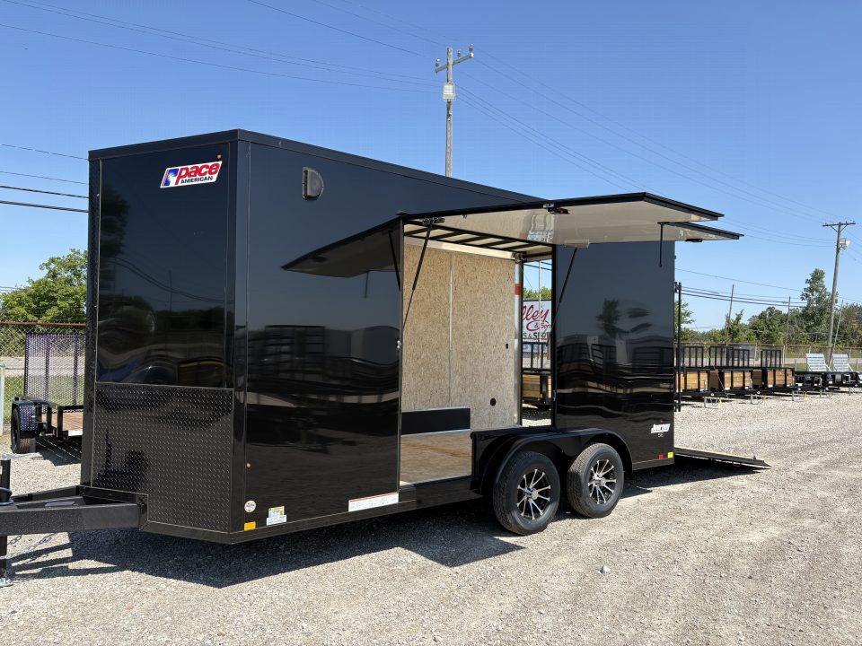 New 2027 Pace American 7.5x16 7K Journey UTV Cargo / Enclosed Trailer