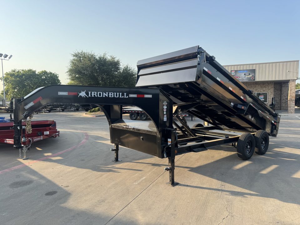 New 2026 Iron Bull DTG 83X16 Dump Trailer (damaged no warranty)