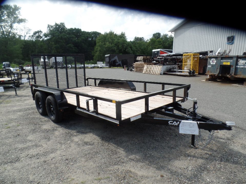New 2026 Cam Superline 7X14 Tandem Axle 7,000 lb. GVWR Landscape Trailer