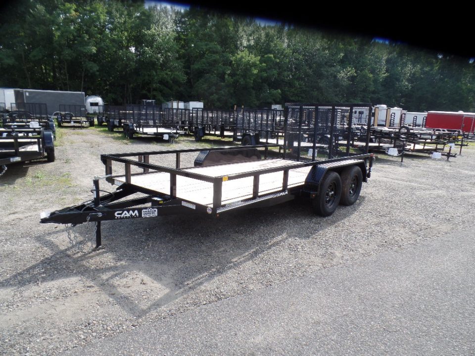 New 2026 Cam Superline 7X14 Tandem Axle 7,000 lb. GVWR Landscape Trailer
