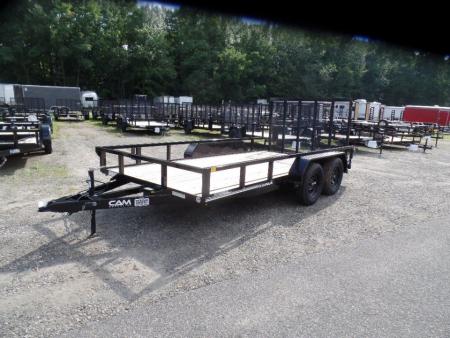 New 2026 Cam Superline 7X14 Tandem Axle 7,000 lb. GVWR Landscape Trailer