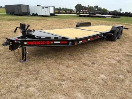 New 2027 MAXX-D 83x24 Tandem 16K Tilt Trailer W/ 8' Stationary Deck