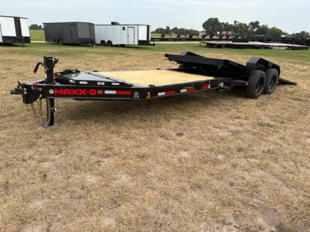 New 2027 MAXX-D 83x24 Tandem 16K Tilt Trailer W/ 8' Stationary Deck