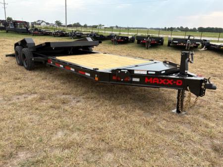 New 2027 MAXX-D 83x24 Tandem 16K Tilt Trailer W/ 8' Stationary Deck