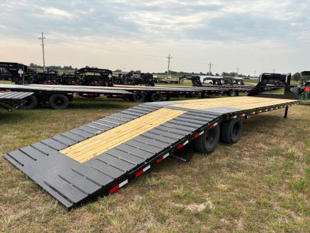 New 2027 Load Trail 102x36 Tandem 24K Hydrotail W/ 12' Tail & 14 Ply Tires