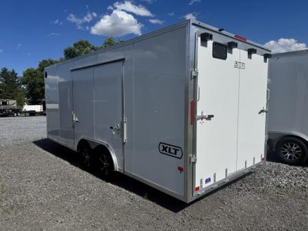 New 2027 E-Z Hauler EZEC8.5X20CH XLT PRO 10K 71 SERIES Car Hauler ELITE ESCAPE DOOR, REAR CANOPY, 7 FT 1 INCH INTERIOR HEIGHT, FREE ALUMINUM WHEEL UPGRADE