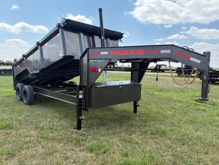New 2027 MAXX-D 83x16 Tandem 18K Telescopic Dump Trailer W/ 3' Sides & Wireless Remote