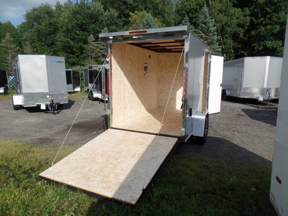 New 2027 Look Trailers 6' by 12 ft. single axle Deluxe Model Cargo / Enclosed Trailer