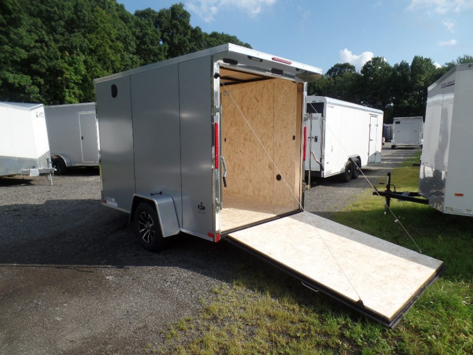 New 2027 Look Trailers 6' by 12 ft. single axle Deluxe Model Cargo / Enclosed Trailer