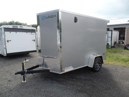 New 2027 Look Trailers 6' by 12 ft. single axle Deluxe Model Cargo / Enclosed Trailer