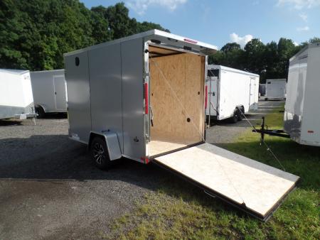 New 2027 Look Trailers 6' by 12 ft. single axle Deluxe Model Cargo / Enclosed Trailer