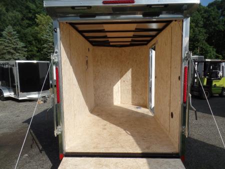 New 2027 Look Trailers 6' by 12 ft. single axle Deluxe Model Cargo / Enclosed Trailer