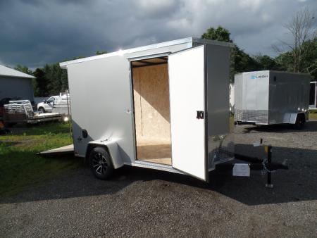 New 2027 Look Trailers 6' by 12 ft. single axle Deluxe Model Cargo / Enclosed Trailer