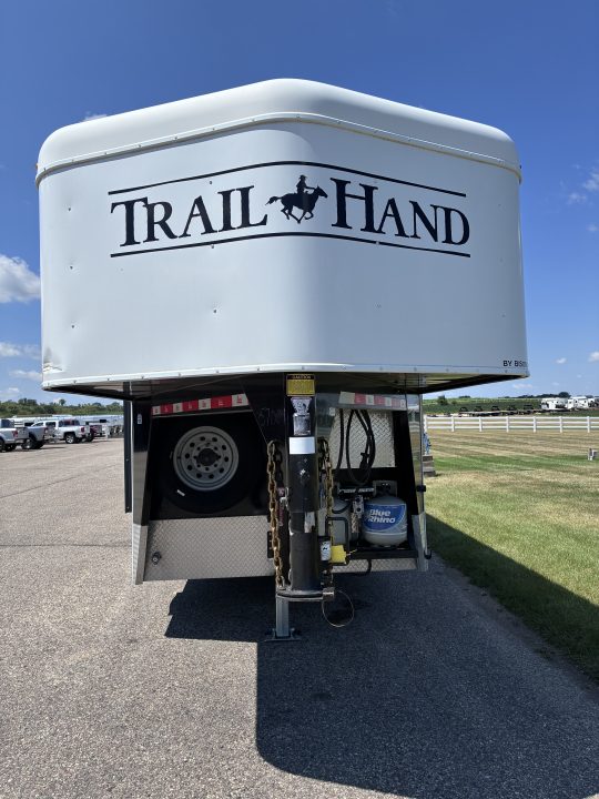 Used 2016 Bison Trailers 3H 11' LQ Horse Trailer