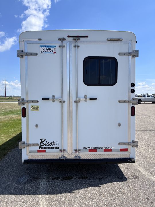 Used 2016 Bison Trailers 3H 11' LQ Horse Trailer