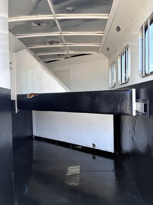 Used 2016 Bison Trailers 3H 11' LQ Horse Trailer