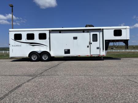 Used 2016 Bison Trailers 3H 11' LQ Horse Trailer