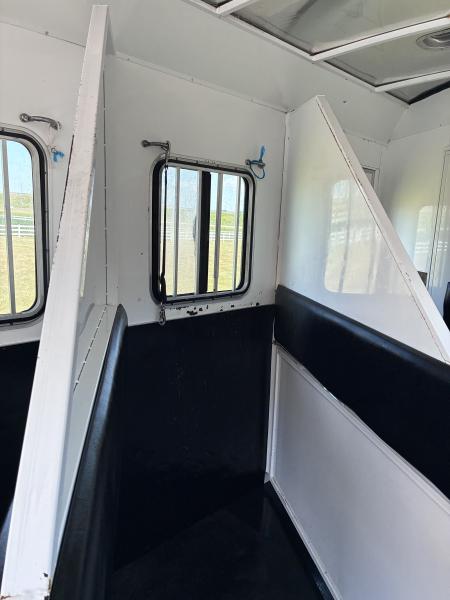 Used 2016 Bison Trailers 3H 11' LQ Horse Trailer