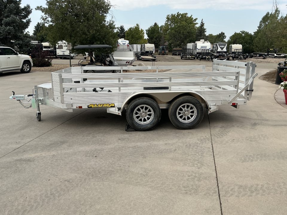 Used 2026 Aluma 7812TA-EL-BT-RTD Utility Trailer