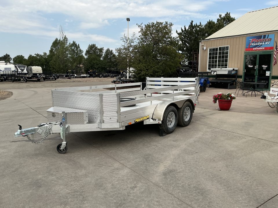 Used 2026 Aluma 7812TA-EL-BT-RTD Utility Trailer