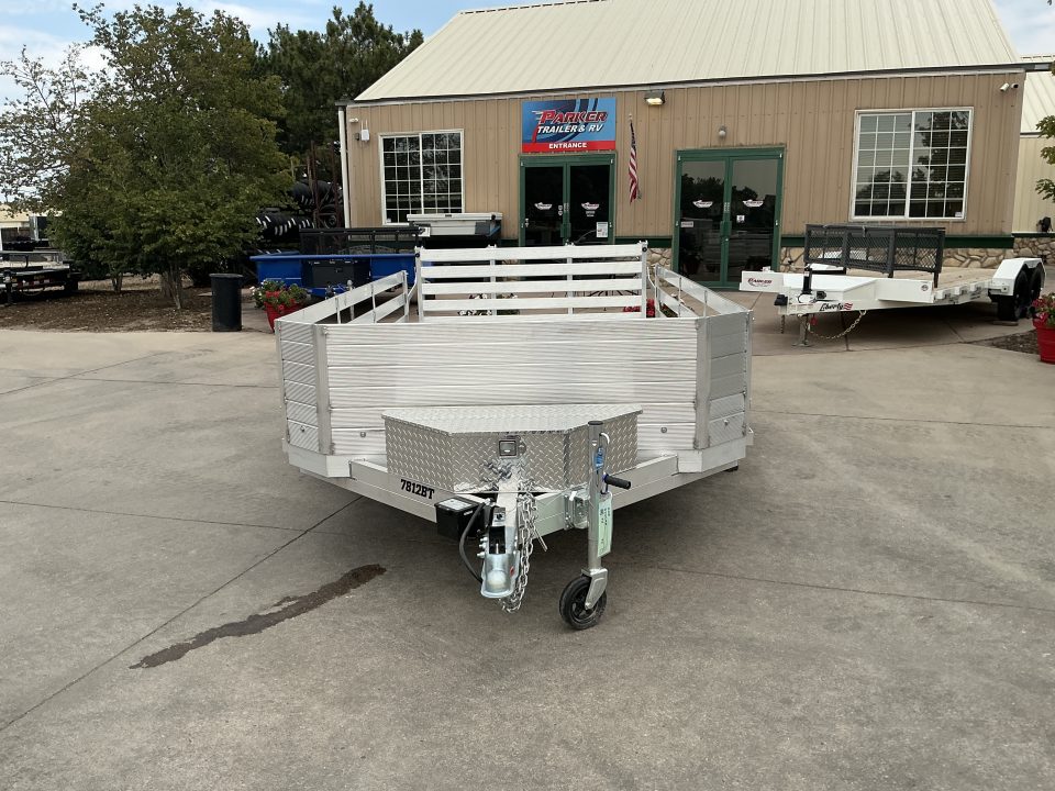 Used 2026 Aluma 7812TA-EL-BT-RTD Utility Trailer