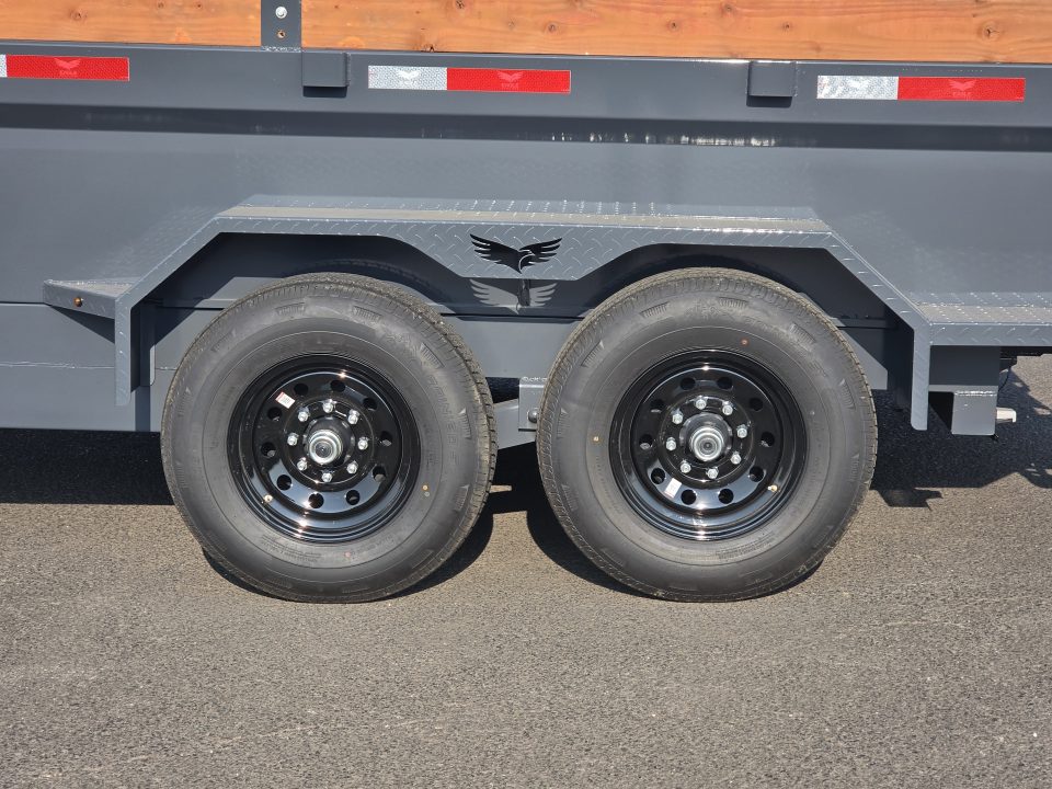 New 2027 Eagle 7X14 Venture Pro LOADED Dump Trailer w/ 24" Sidewalls 14K GVWR