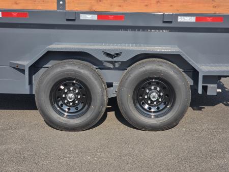 New 2027 Eagle 7X14 Venture Pro LOADED Dump Trailer w/ 24" Sidewalls 14K GVWR