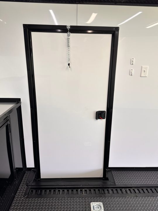 New 2026 Luxe 8.5x28 Race Trailer - Finished Interior- 7000lb Spread Torsion - Recessed E-Track-Full Escape Door-Removable Fender