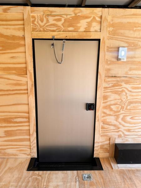 New 2026 Luxe 8.5x16 Car Hauler-5200 Torsion- Black poly- Blackout- Enclosed Trailer
